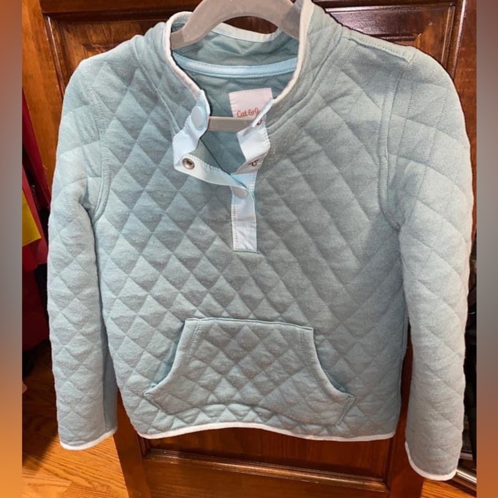 Quilted pull-over jacket